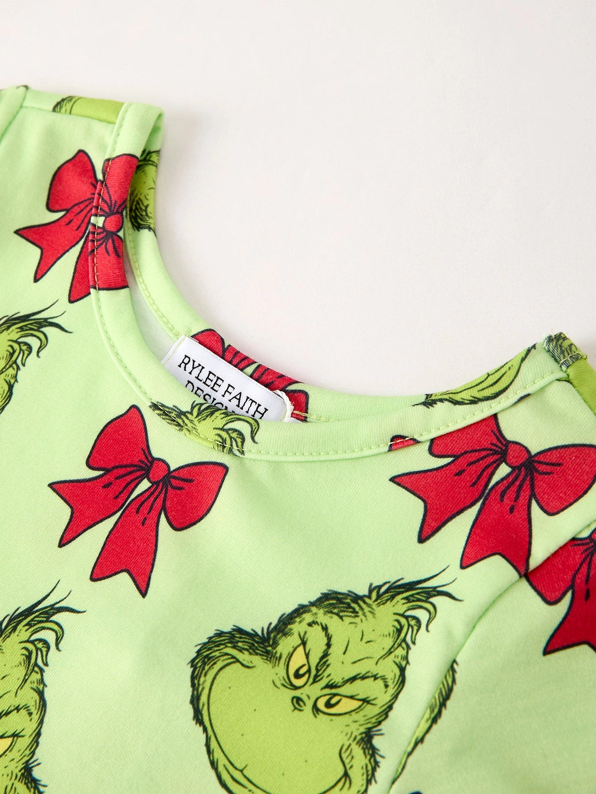 Toddler & Youth Grinch Bow Dress
