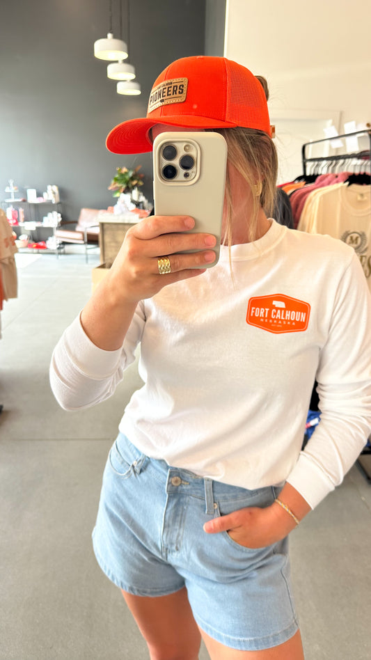 Fort Calhoun NE Hex Long Sleeve T-Shirt