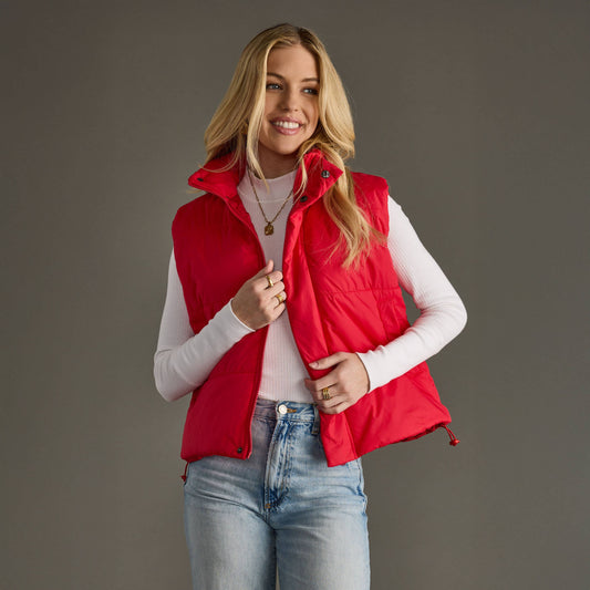 Red Puffer Vest