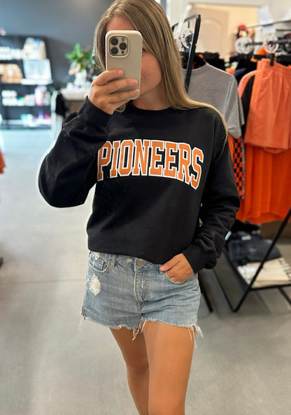 Pioneers Black Crewneck Sweatshirt