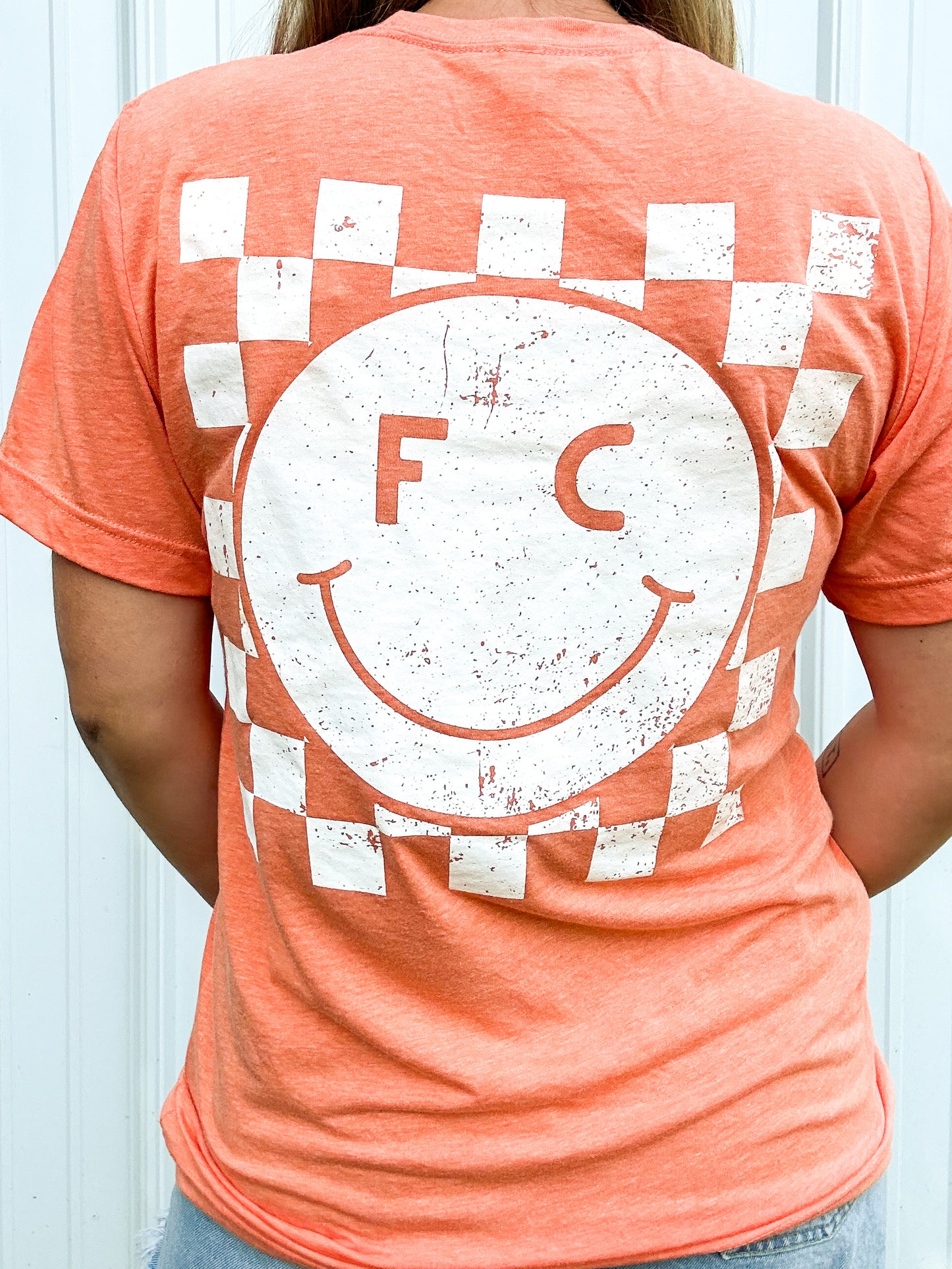 FC Smiley Checkered T-Shirt