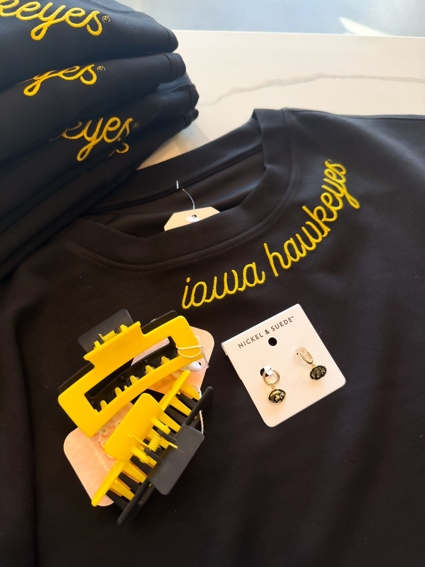 Iowa Hawkeyes Embroidered Sweatshirt