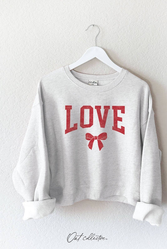 Love Bow Mid Length Sweatshirt