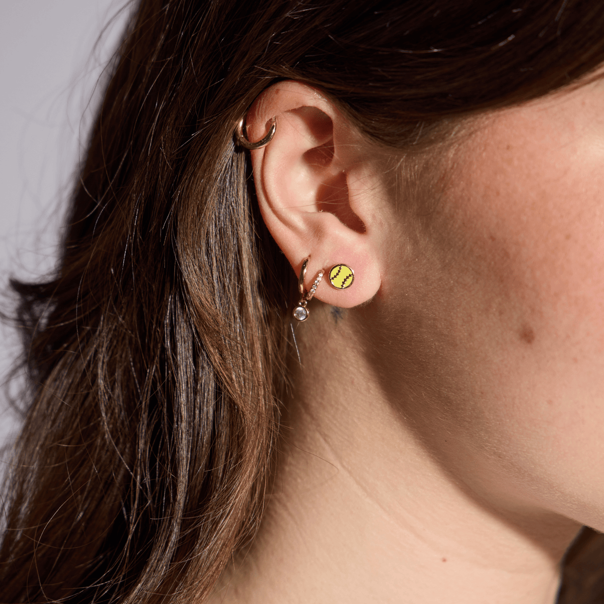 Softball Stud Earrings