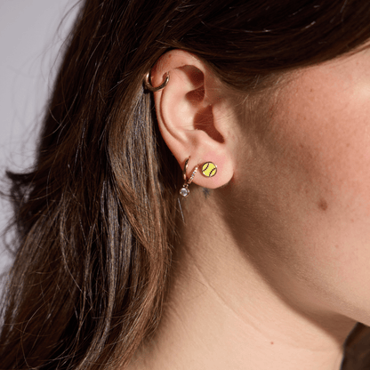 Softball Stud Earrings
