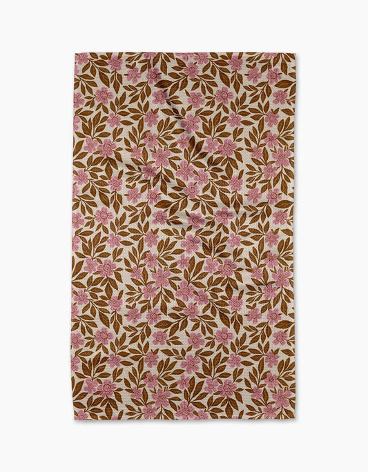 Geometry Floral Meadow Tea Towel