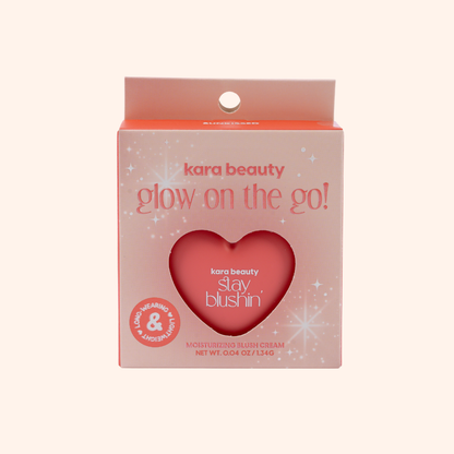 Stay Blushin! Lip and Cheek Cream Blush Keychain - Sunkissed