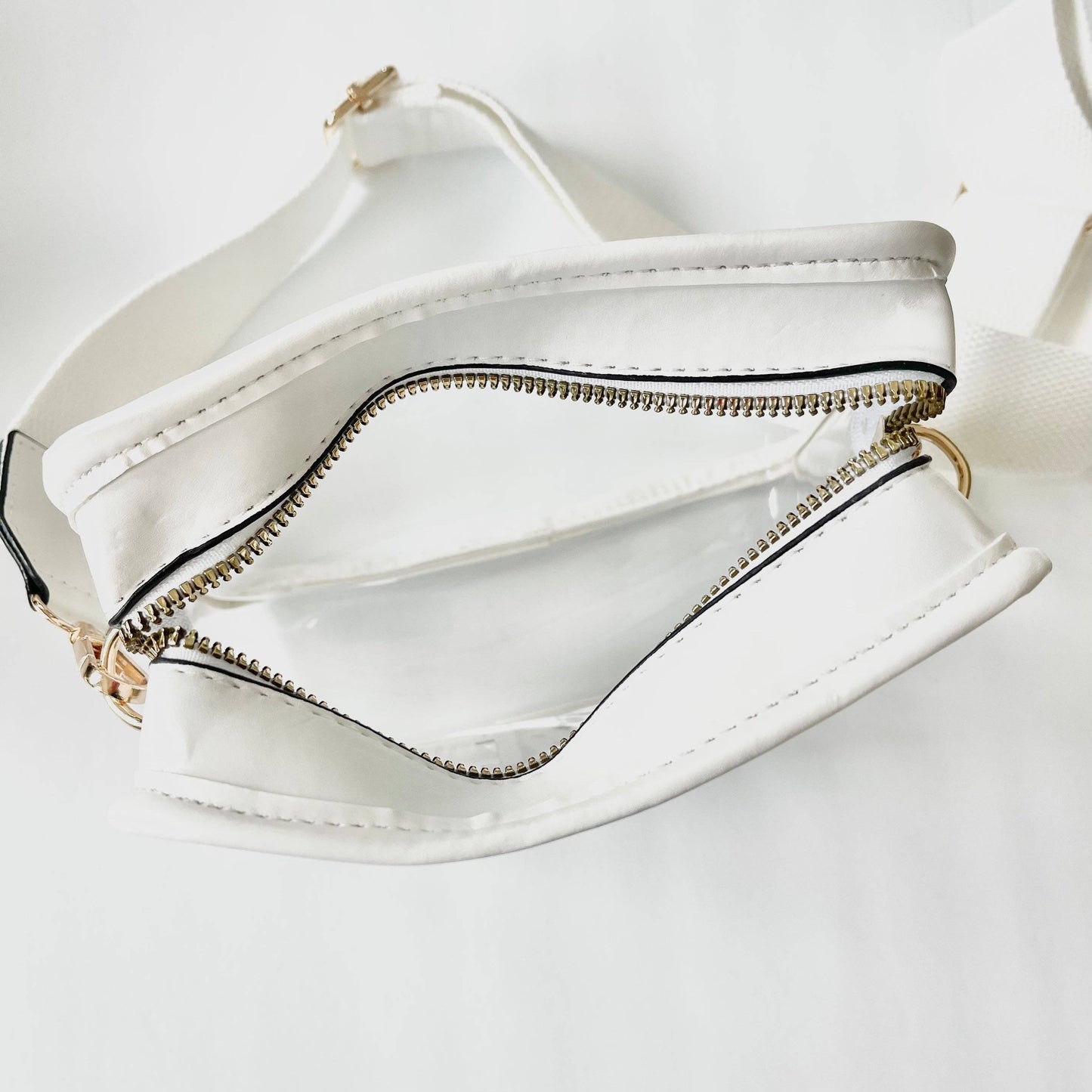 Game Day Football White Stadium Bag Purse