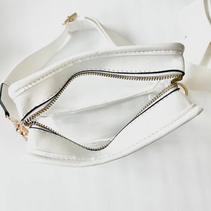 Game Day Football White Stadium Bag Purse