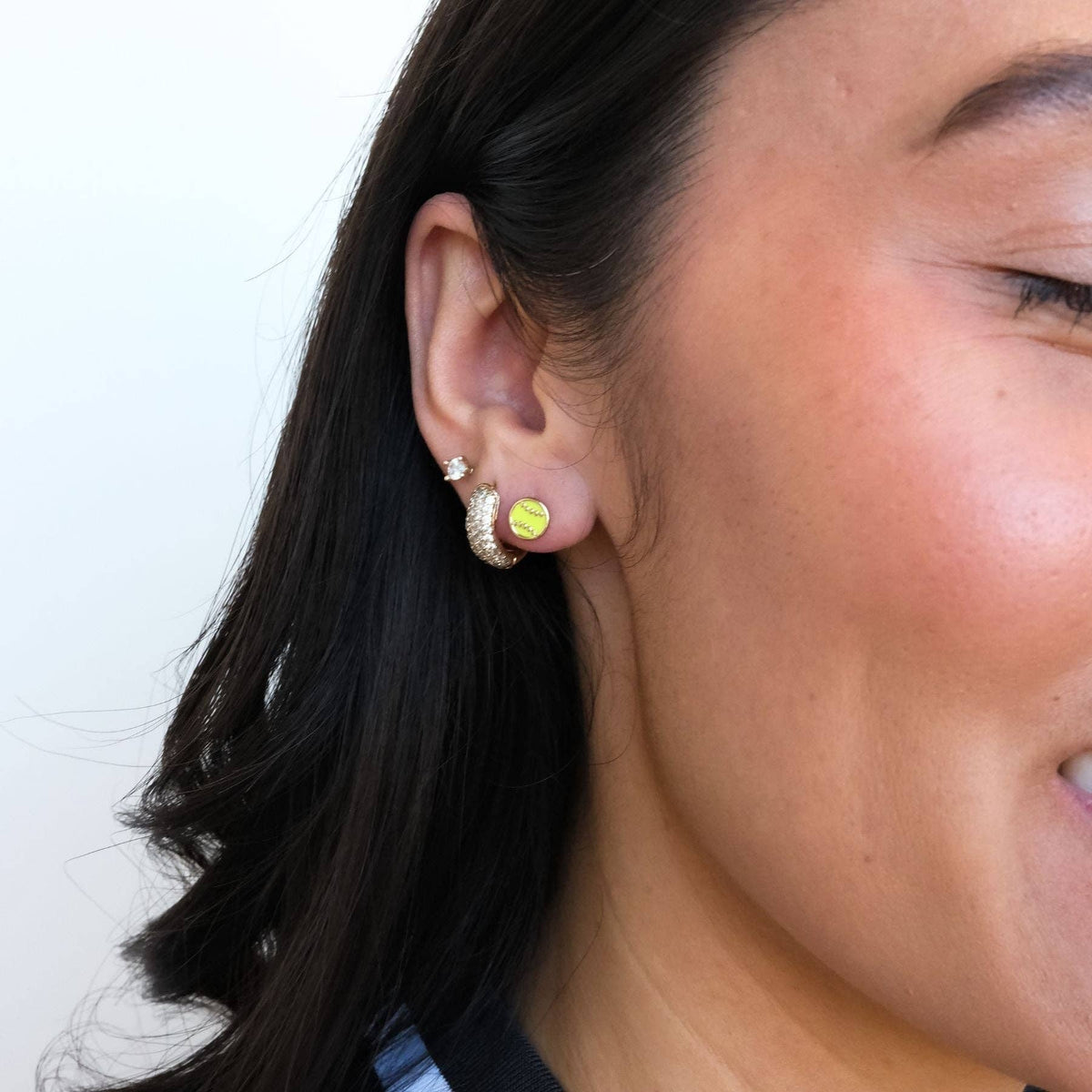 Softball Stud Earrings
