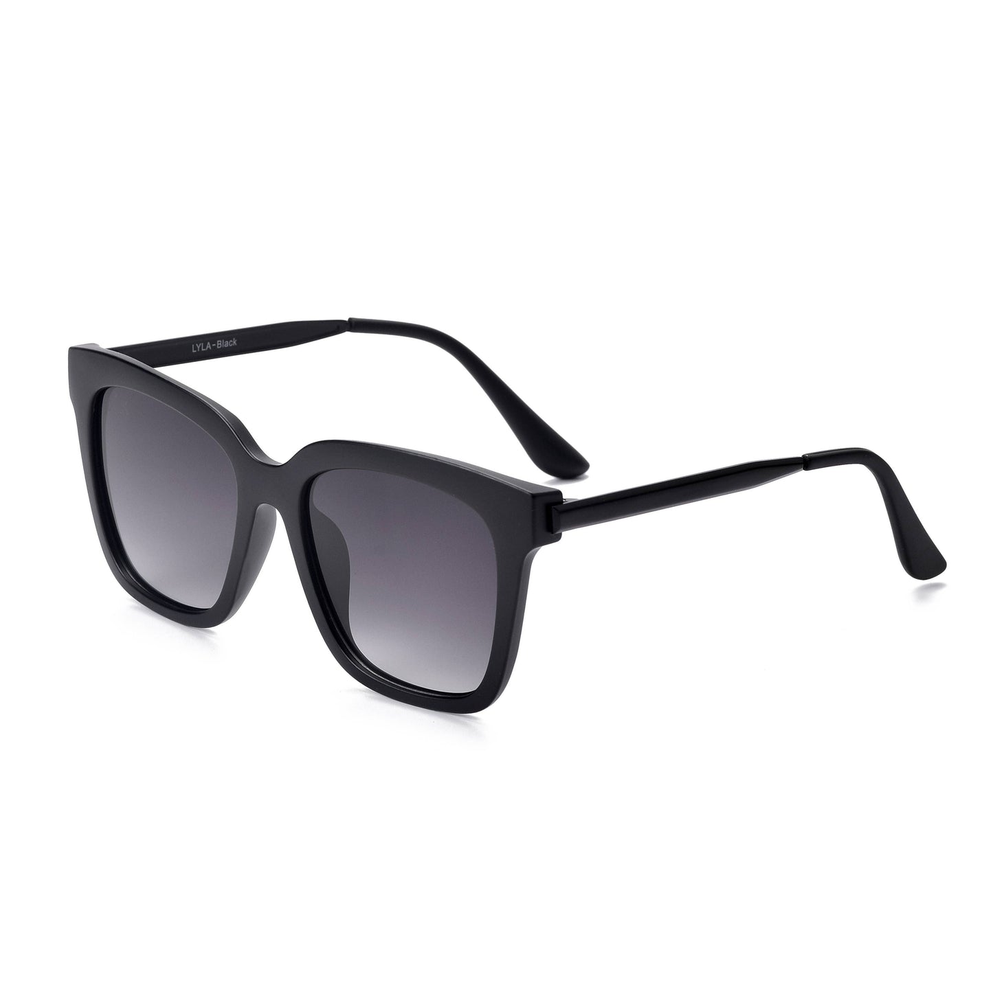 Lyla Black - Polarized Medium Cat Eye Sunglasses