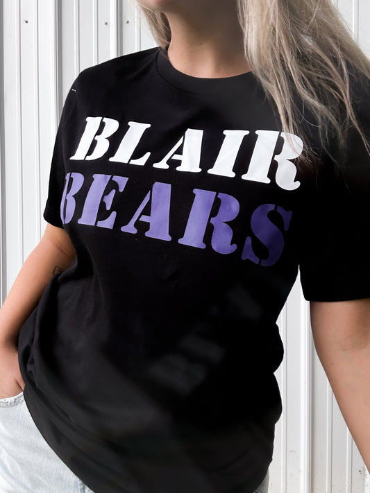 Blair Bears Stencil T-Shirt