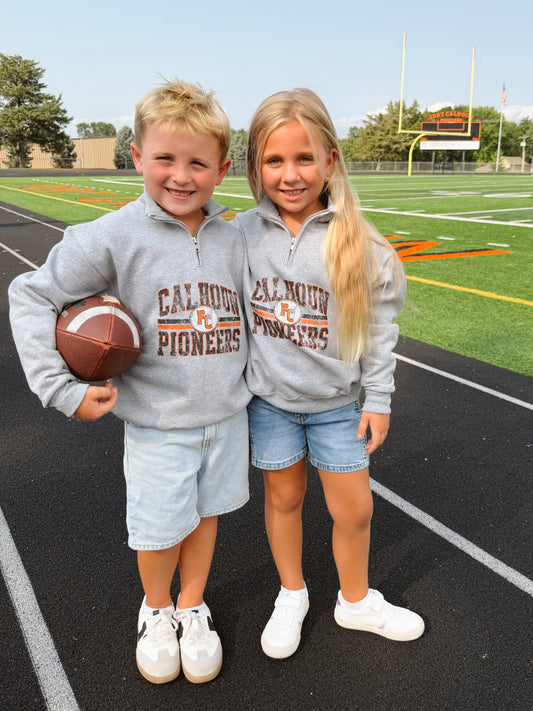 Calhoun Pioneers FC Youth Quarter-Zip Sweatshirt