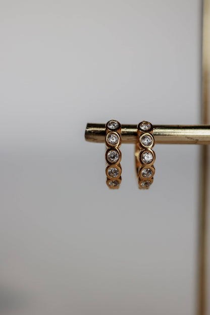 The Dot Hoop Earring