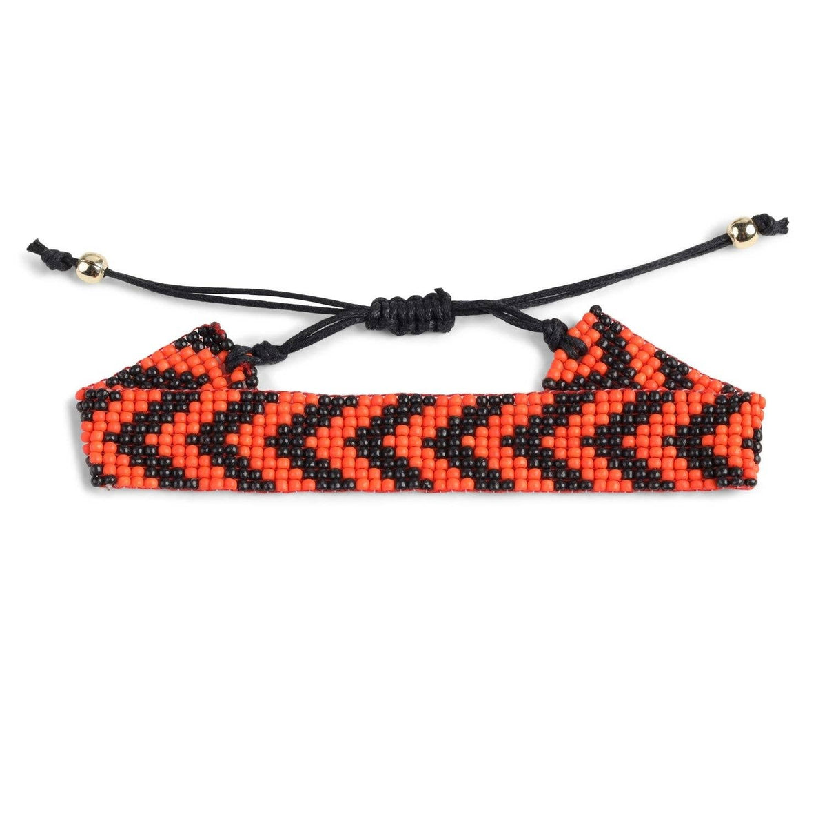 Chevron Beaded Adjustable Game Day Bracelet