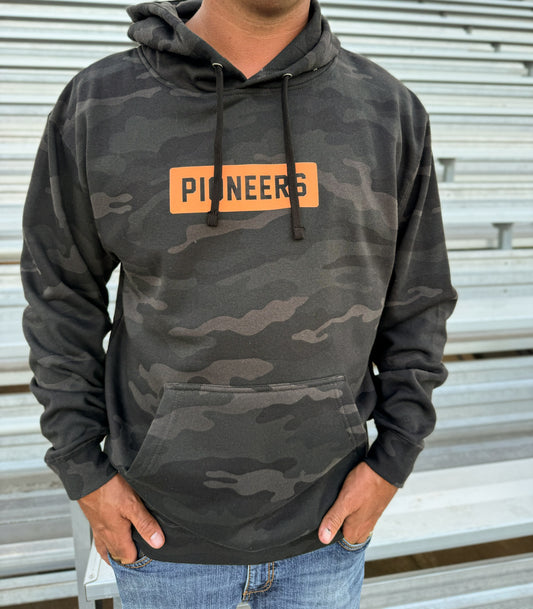 Pioneers Black Camo Hoodie Sweatshirt