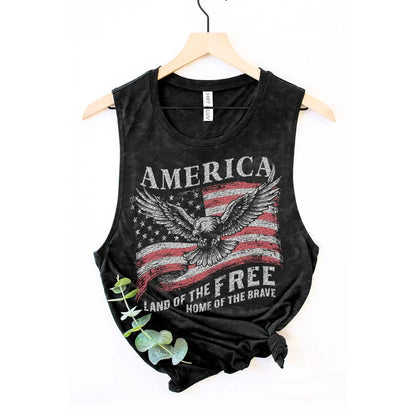 America Land of the Free Tank Top