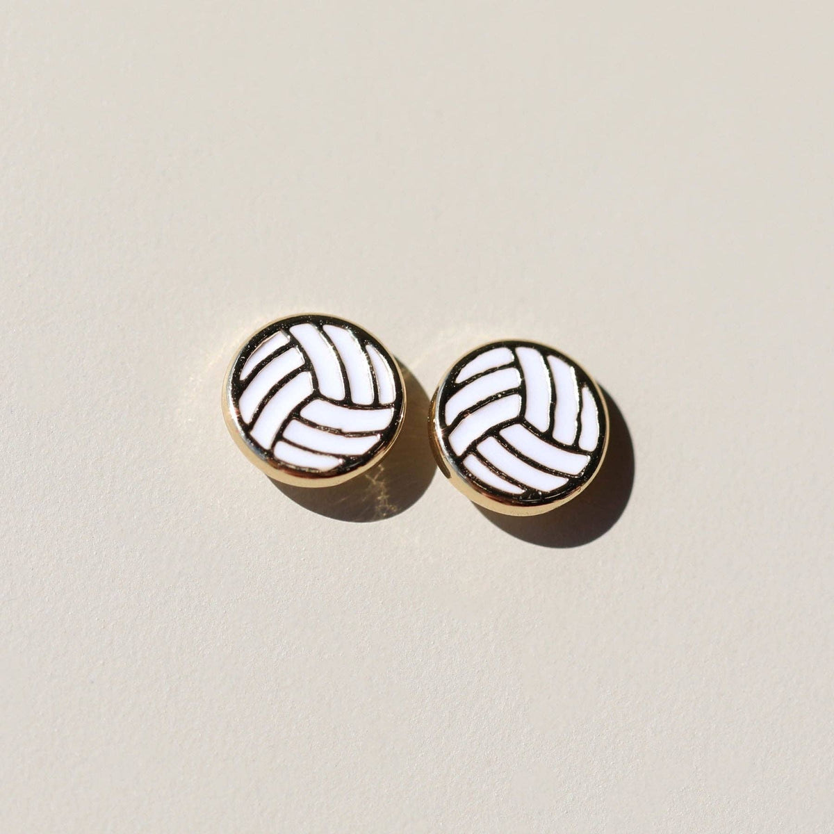 Volleyball Stud Earrings