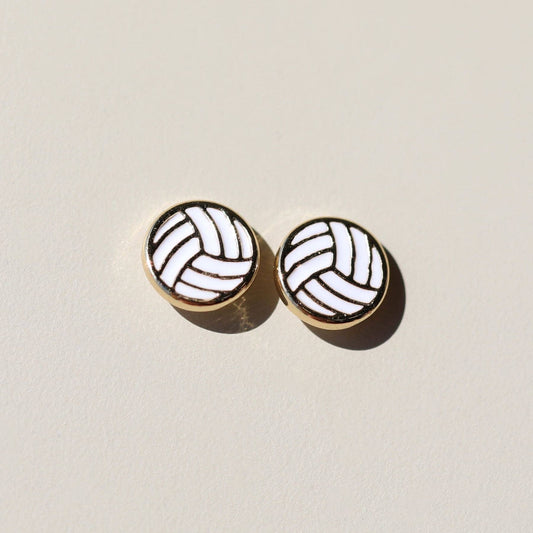 Volleyball Stud Earrings