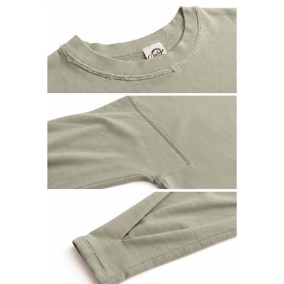 Cream Cropped Sweatshirt