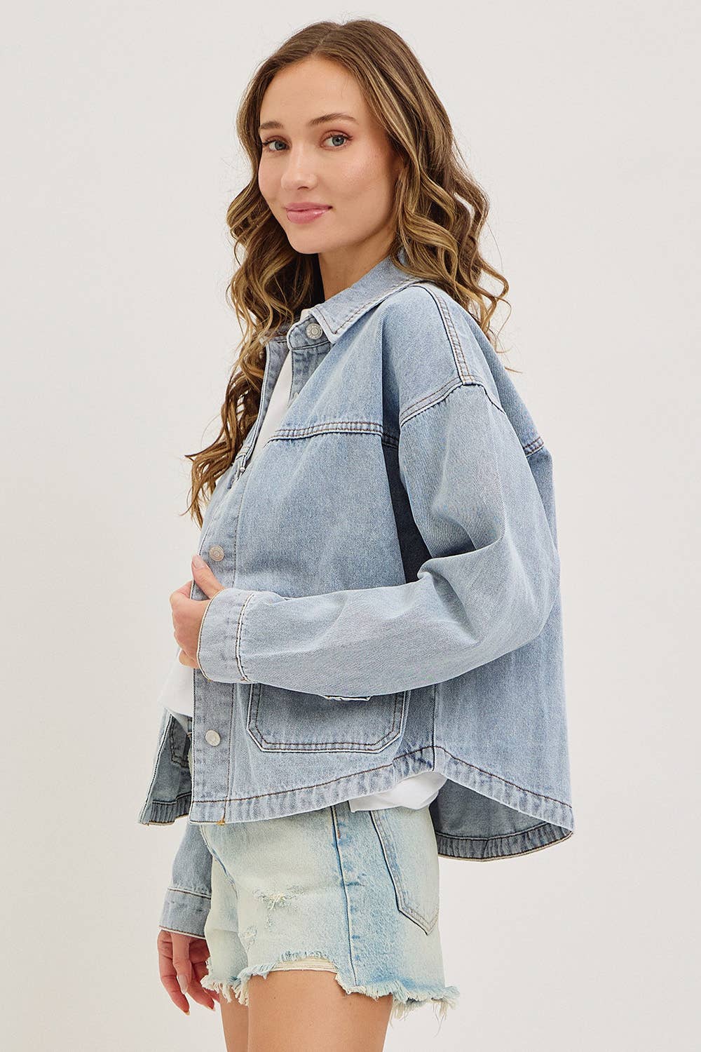 Light Wash Denim Jacket