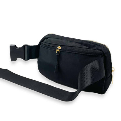Belt Bag with Hair Scarf - Midnight Black