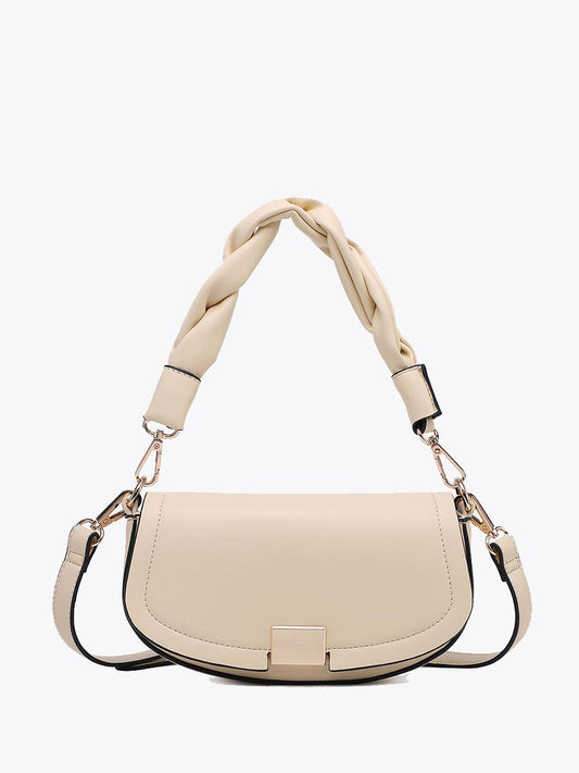 Crossbody w/ Woven Strap: Sunflower