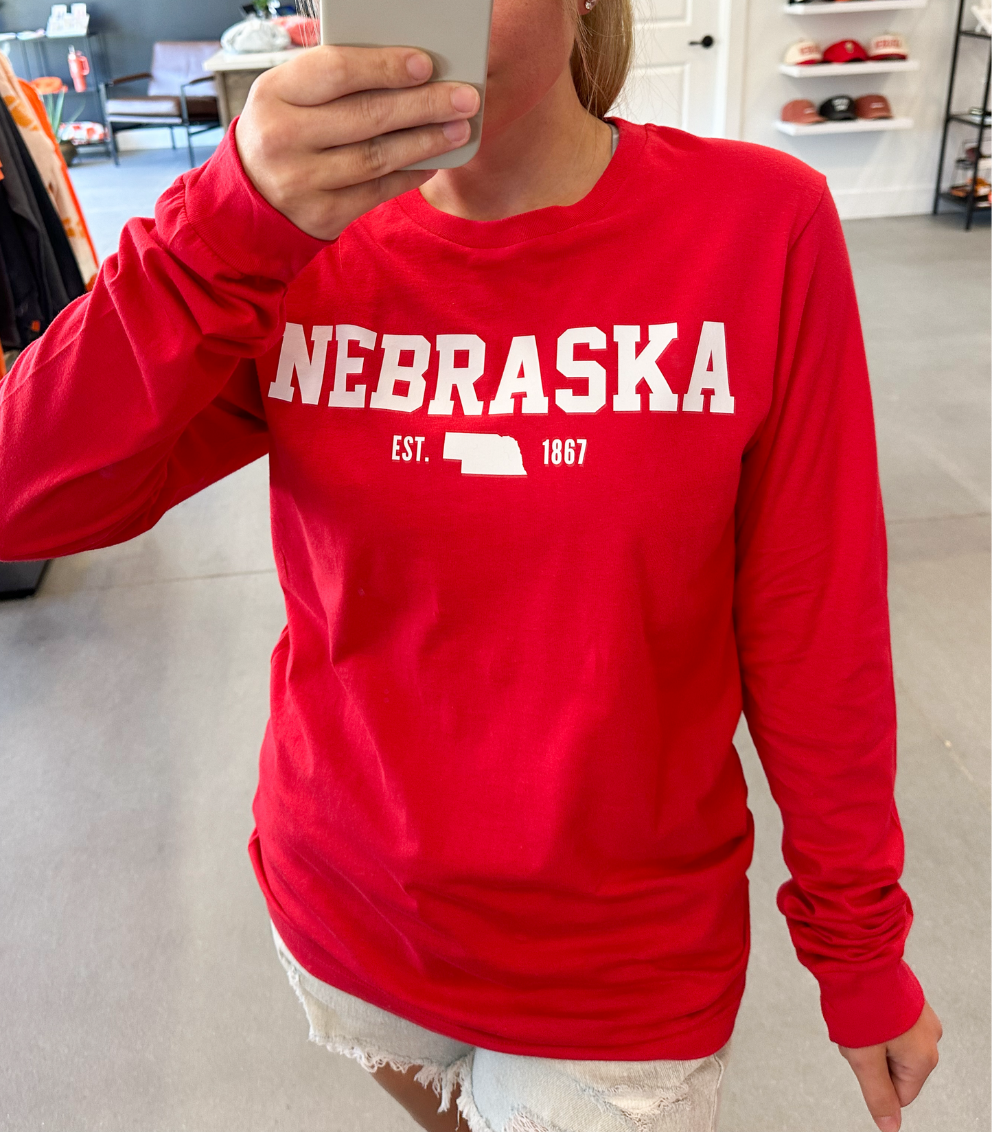 Nebraska Est. 1867 Long Sleeve T-Shirt