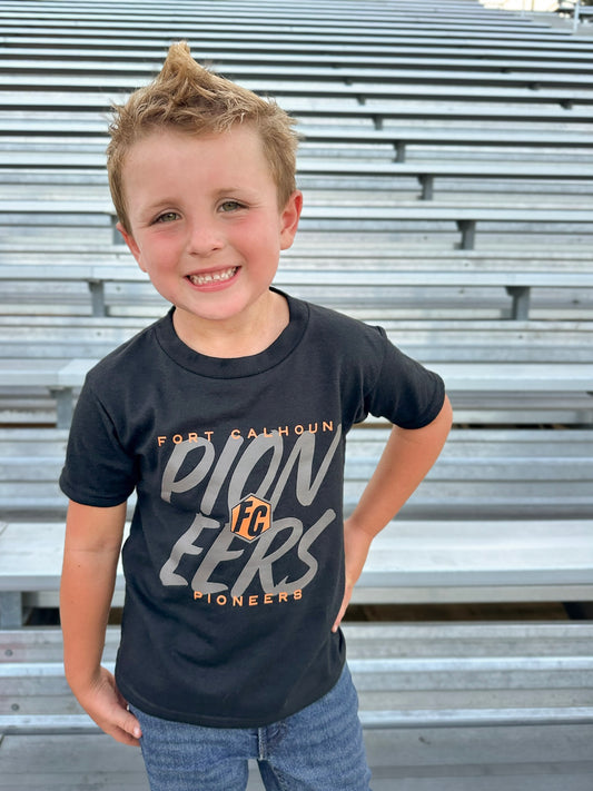 Pioneers Black 25 Youth T-Shirt