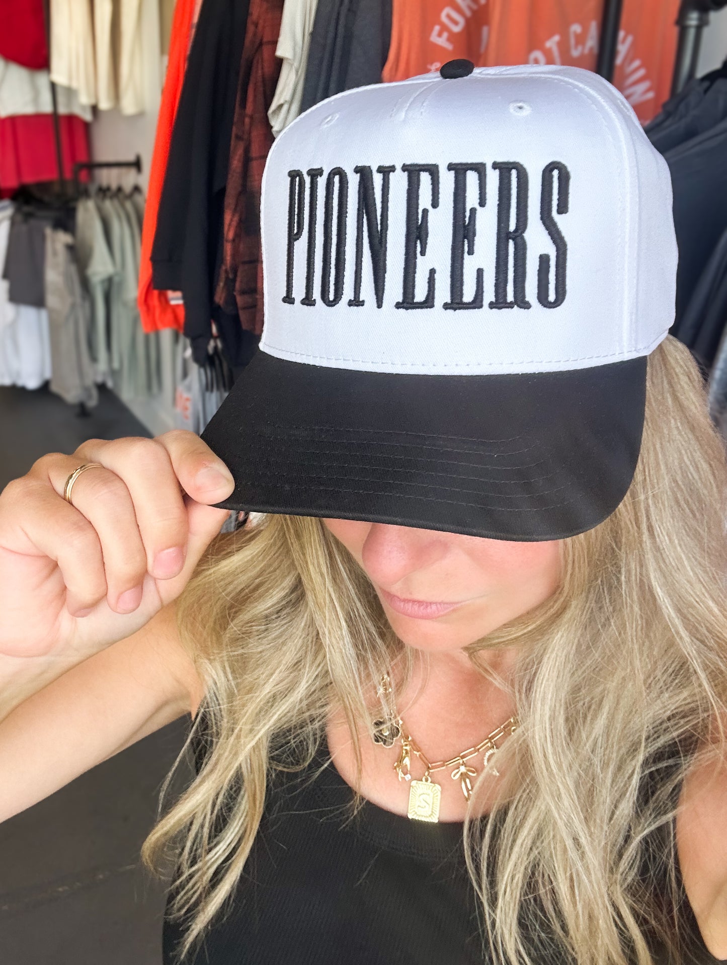 Pioneers Embroidered Canvas Trucker Hat