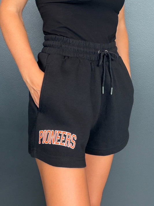 Pioneers Women's Black Fleece Shorts