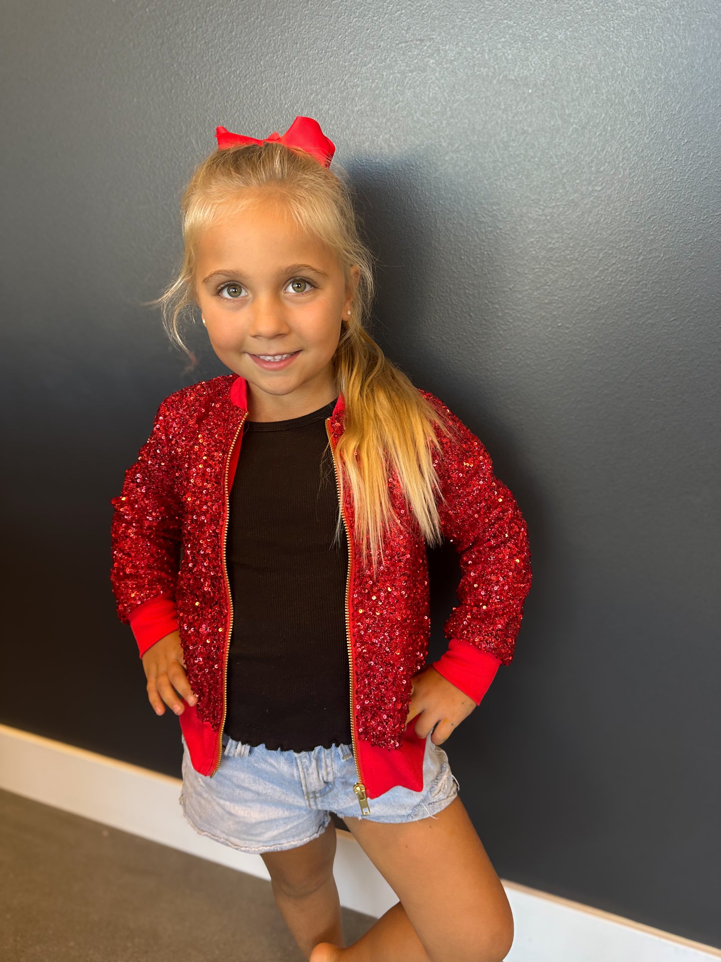 Red Sequin Jacket Toddler/Youth