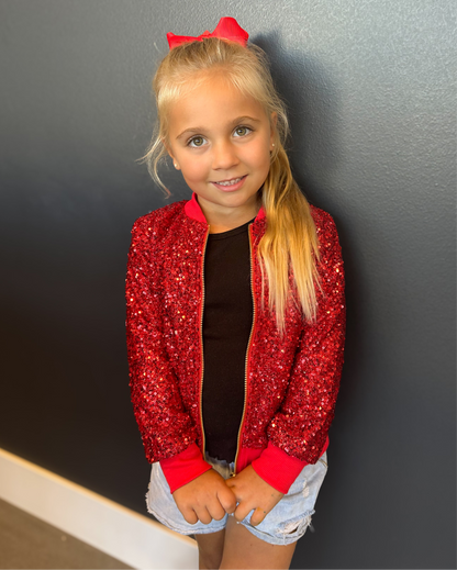 Red Sequin Jacket Toddler/Youth