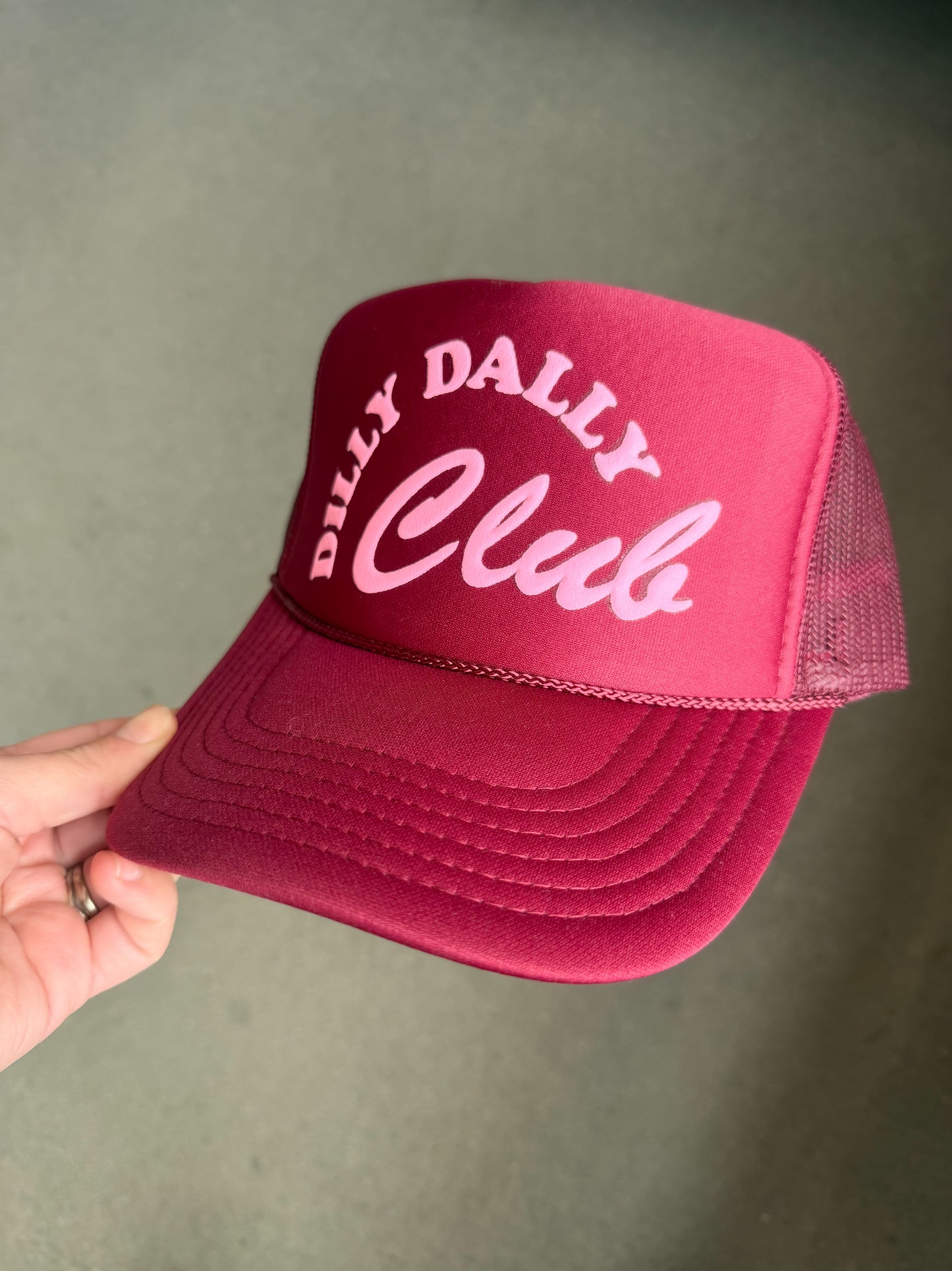 Dilly Dally Club Trucker Hat