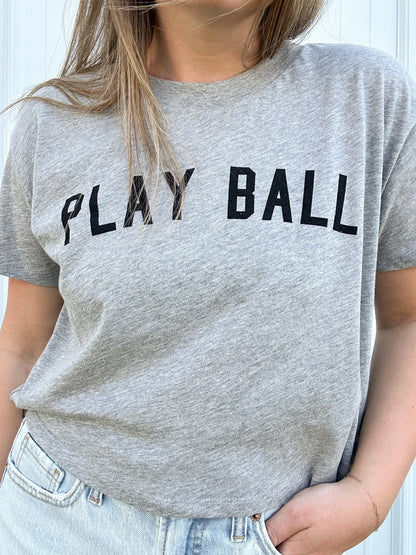 Play Ball Cropped T-Shirt