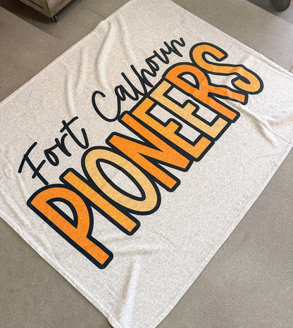 FC Pioneers Ombré Sweatshirt Throw Blanket