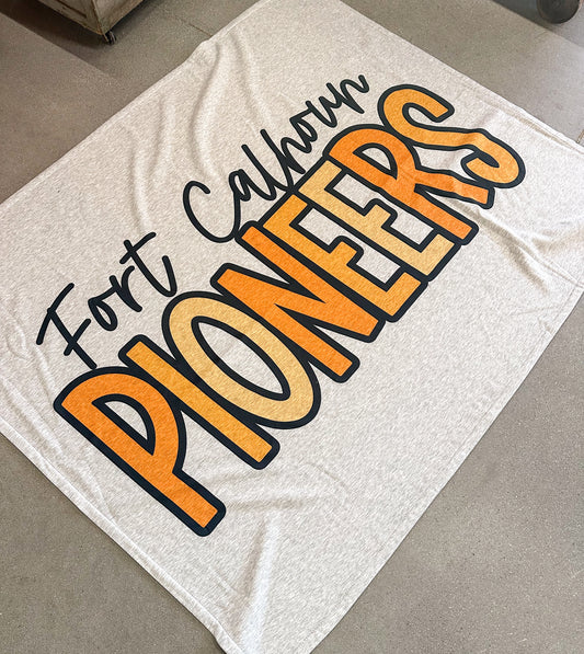 FC Pioneers Ombré Sweatshirt Throw Blanket