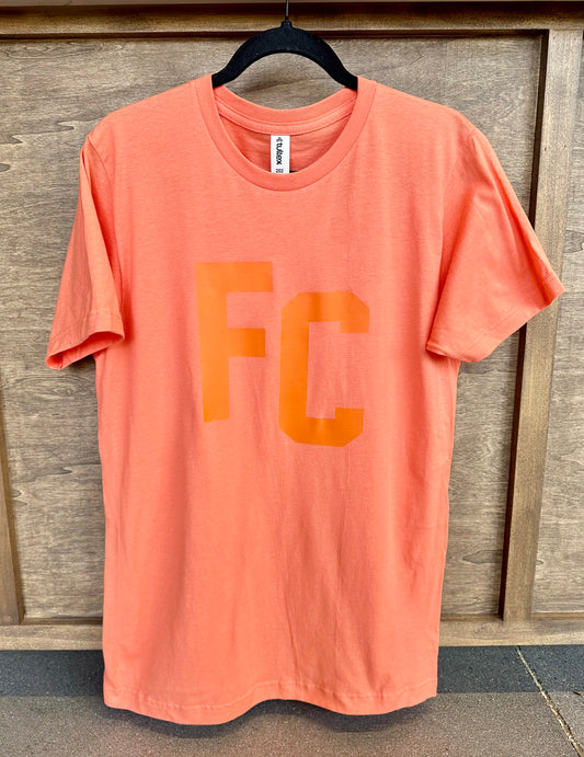 Monochrome Orange FC Letter T-Shirt