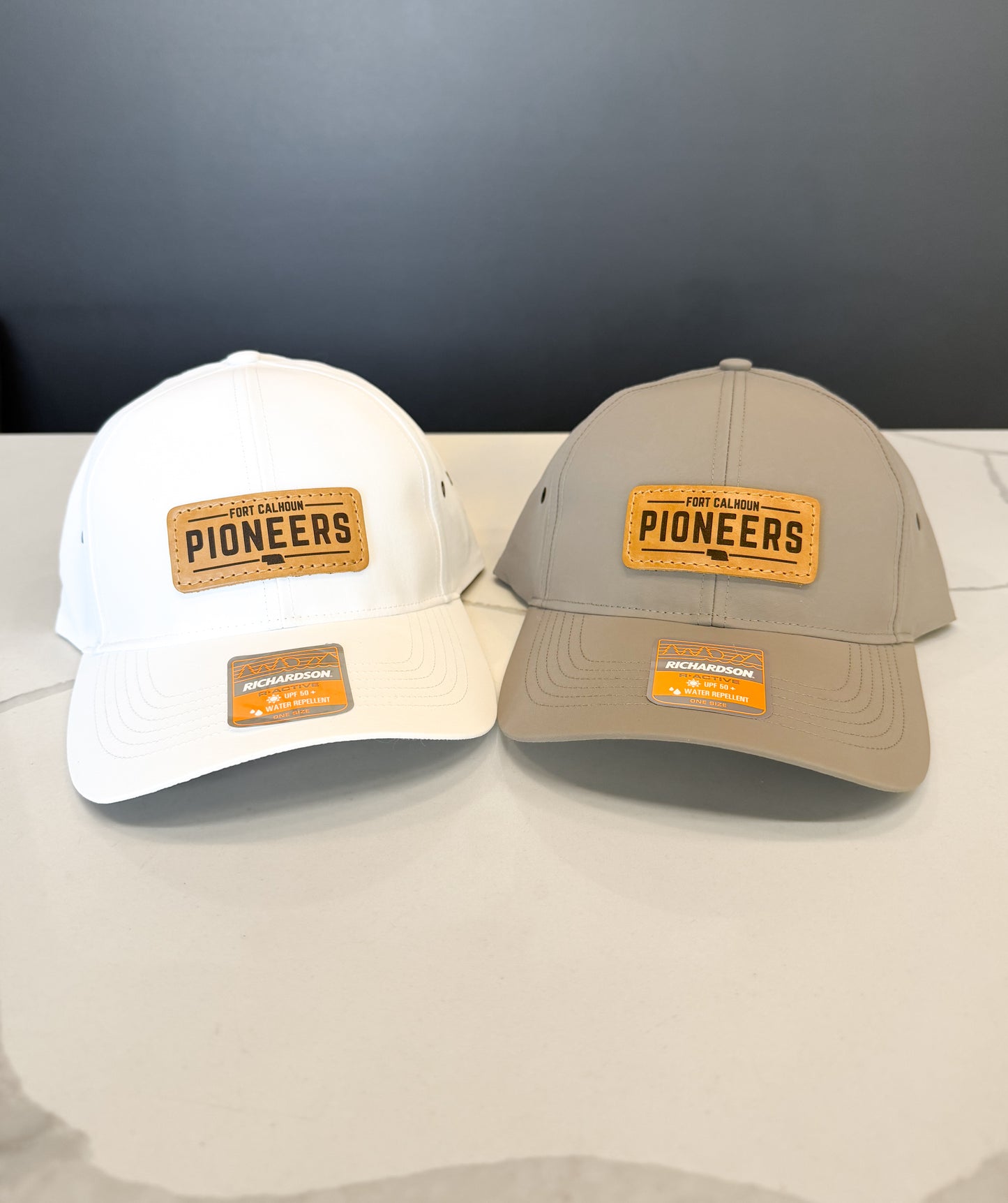 Pioneers Performance Leather Patch Trucker Hat