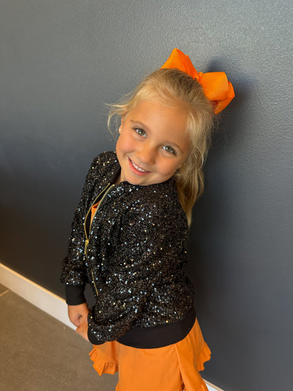 Black Sequin Jacket Toddler/Youth