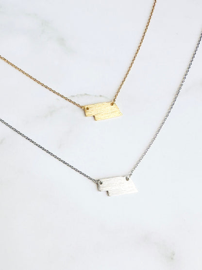 Nebraska Pendant Necklace