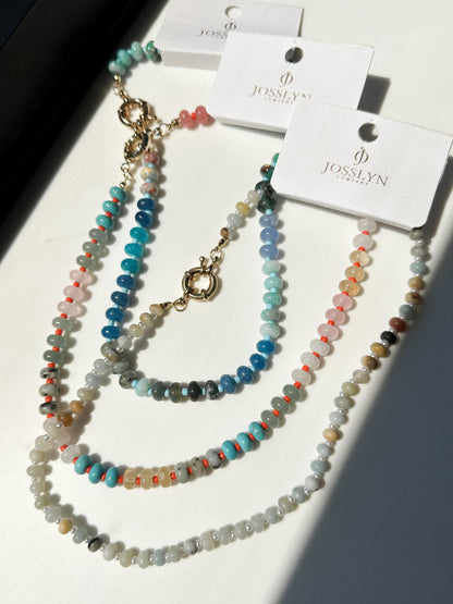 Natural Stone Beaded Necklaces