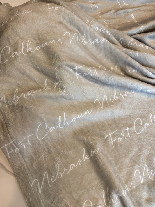 Fort Calhoun, NE Throw Blanket