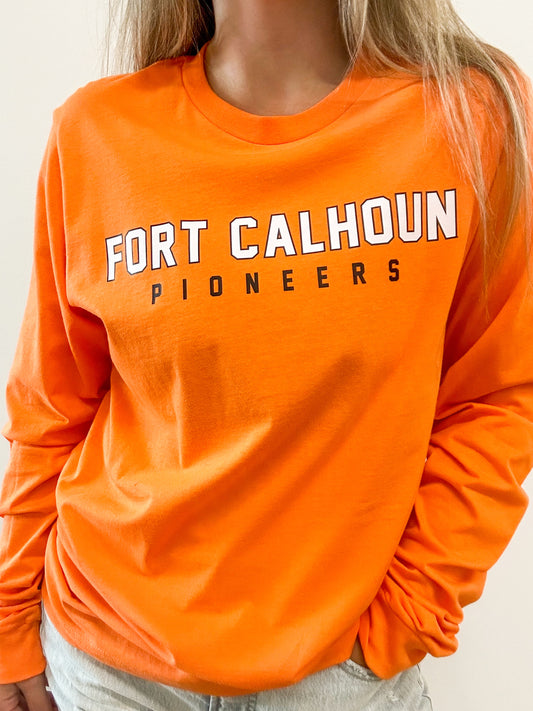 Fort Calhoun Pioneers Long Sleeve T-Shirt