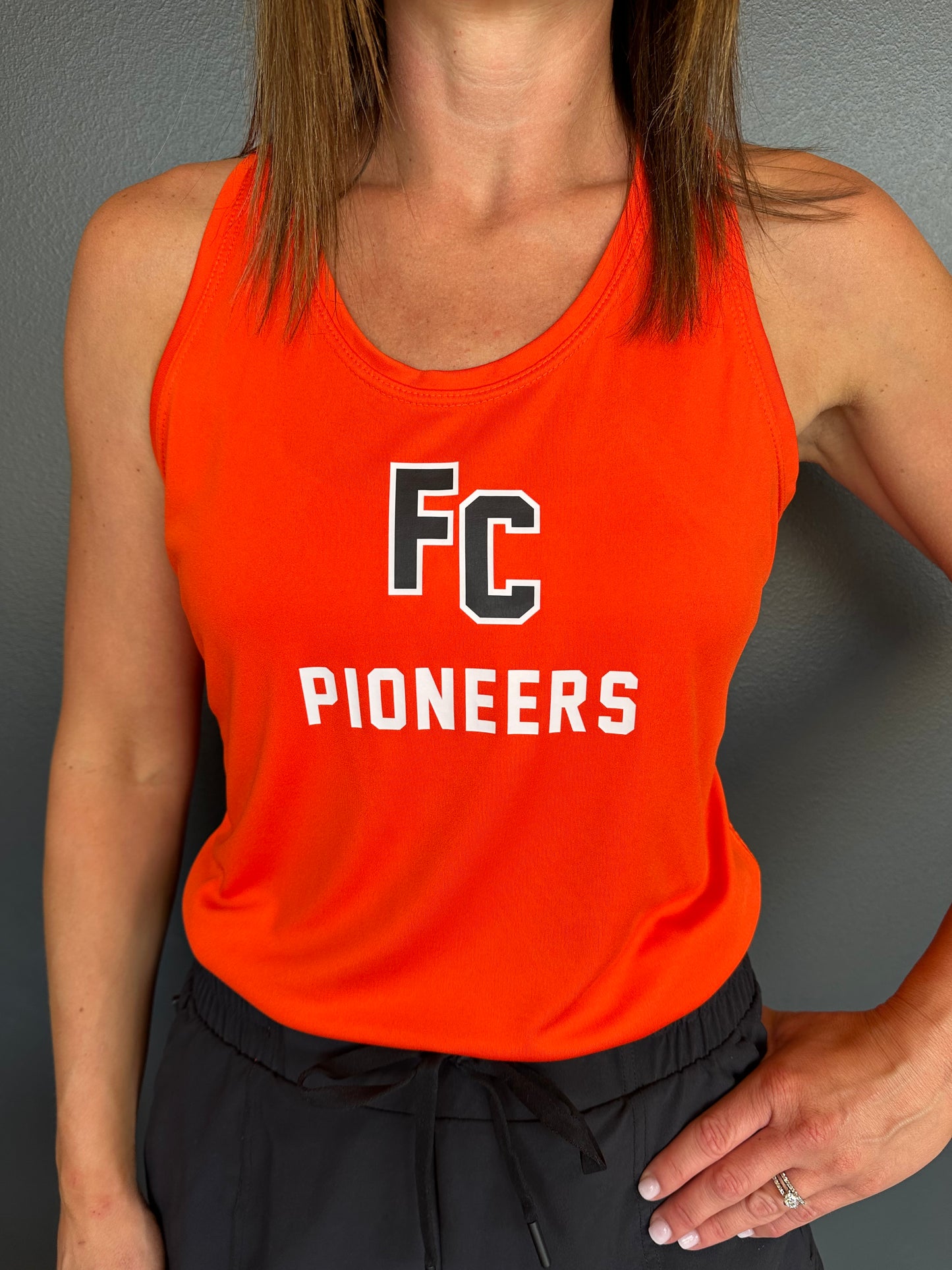 FC Pioneers Orange Performance Tank Top