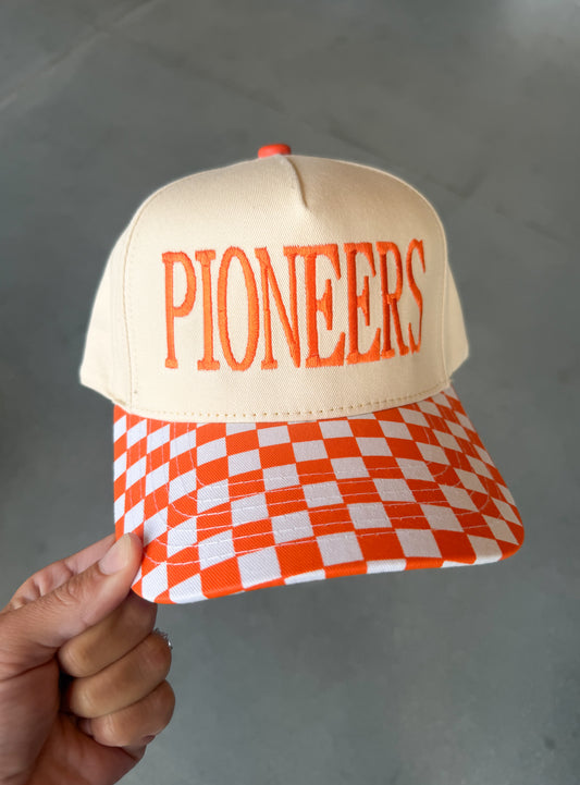 Pioneers Checkered Trucker Hat