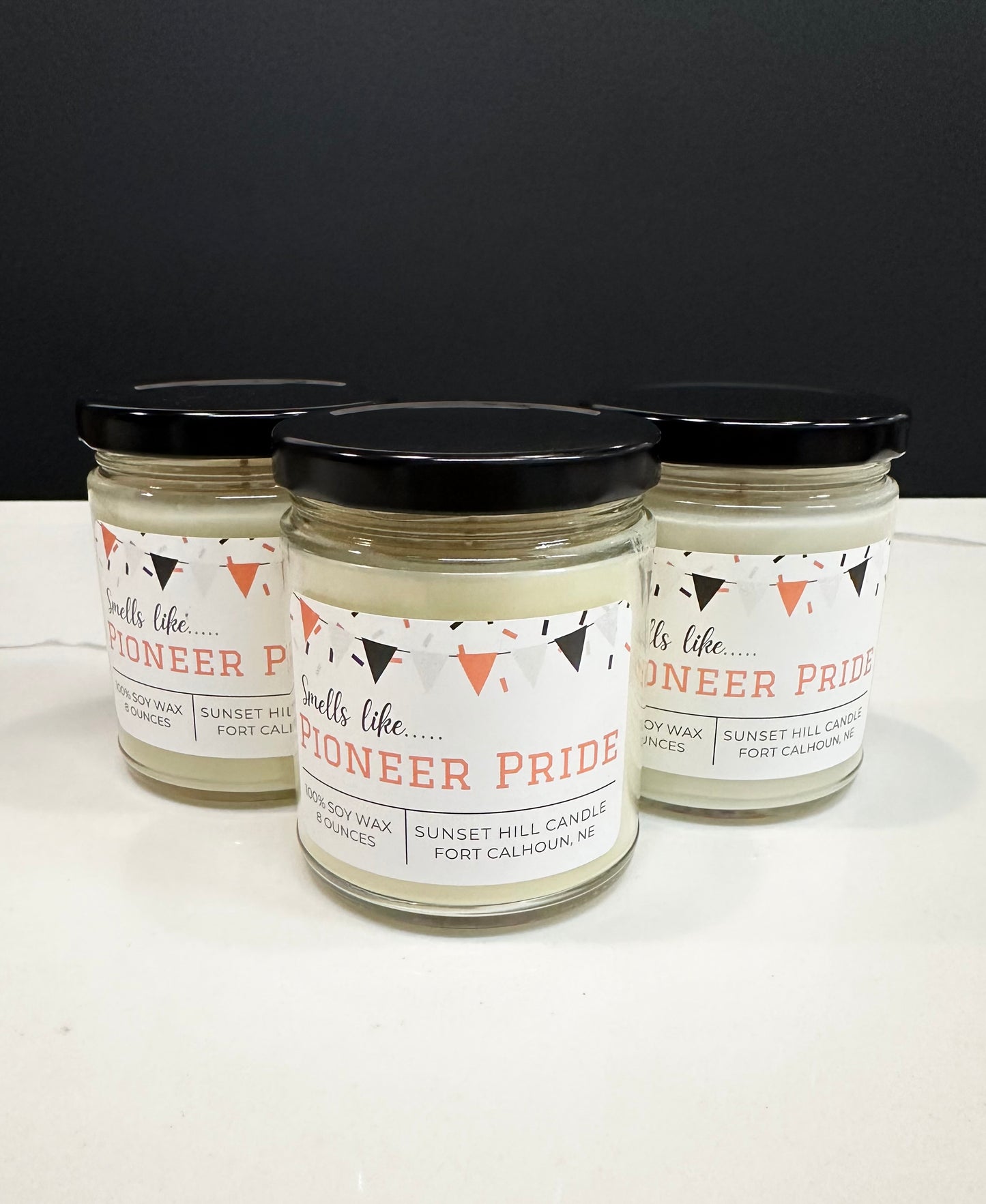 Smells Like Pioneer Pride 8oz Sunset Hill Candle Co.