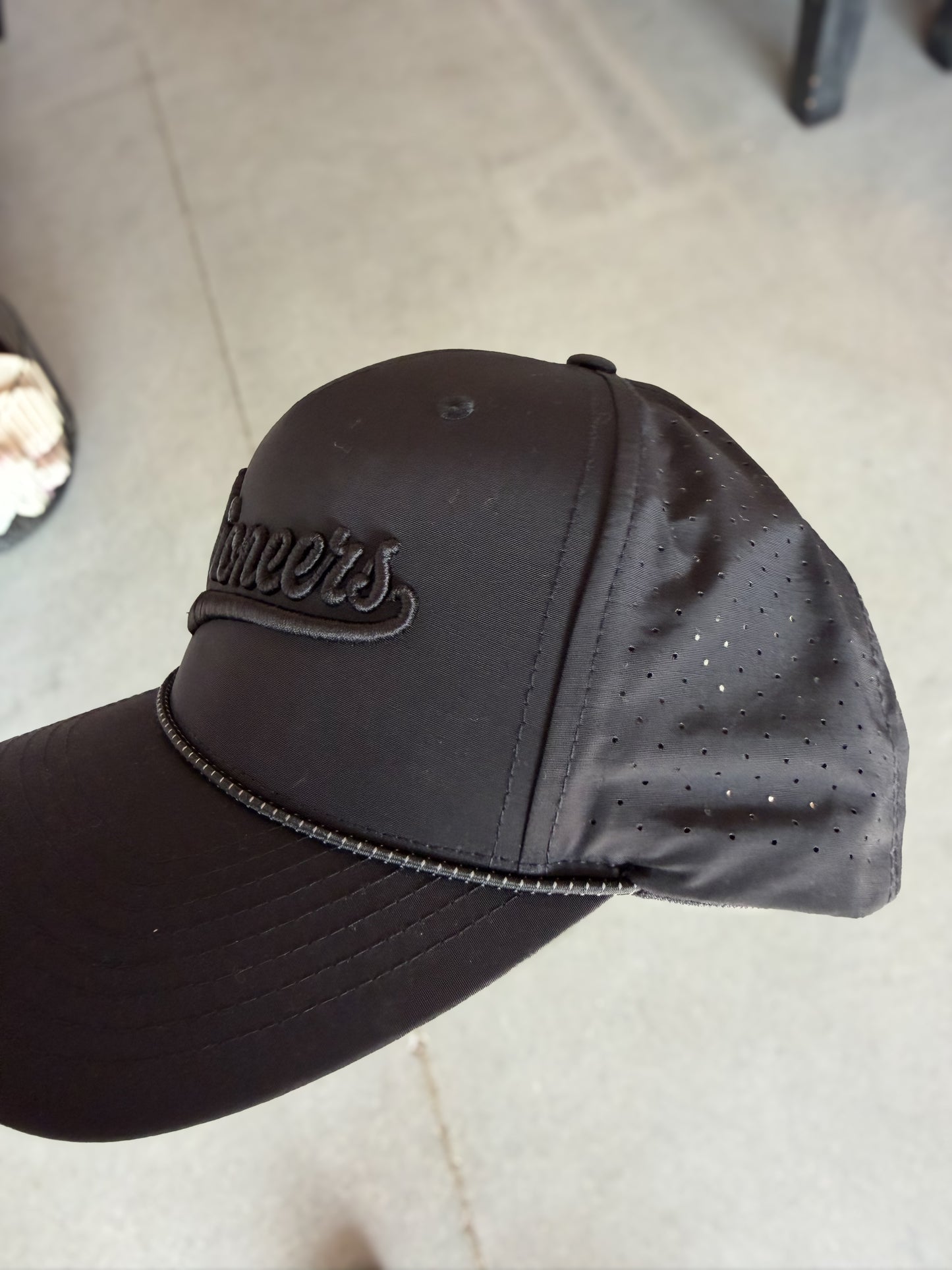 Pioneers Blackout Puff Rope Trucker Hat
