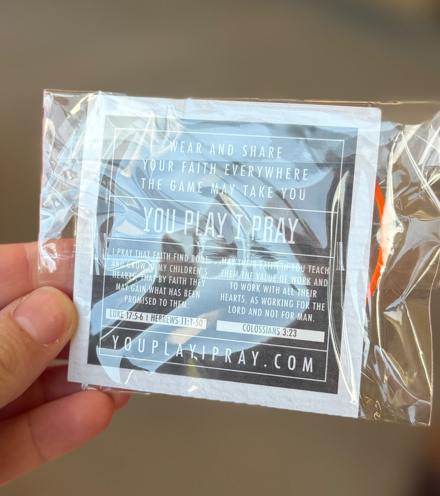 Orange You Play I Pray Team Spirit Bracelets