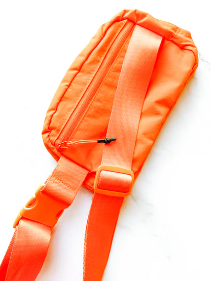 Orange Crossbody Belt Bag